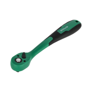 Grzechotka odgięta z powłoką kompozytową 3/8" 200 mm STALCO