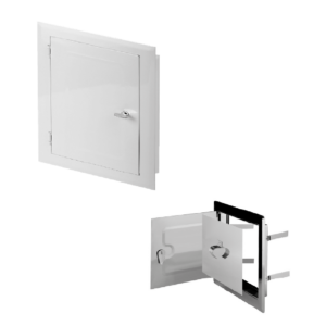 Drzwiczki kominowe INOX małe 14x14