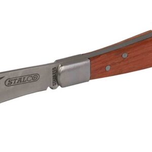 Nóż monterski 180 mm ostrze wygięte  STALCO