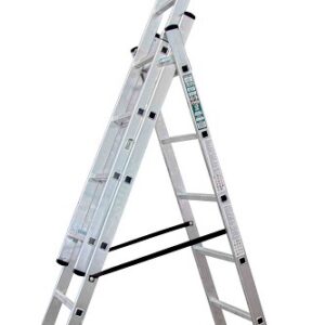Drabina aluminiowa trzy elementowa stalco premium