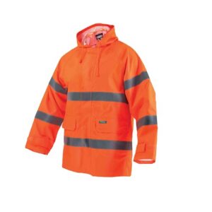 Kurtka ostrzegawcza przeciwdeszczowa  ROLLY HI-VIS  pomarańczowa      STALCO PREMIUM