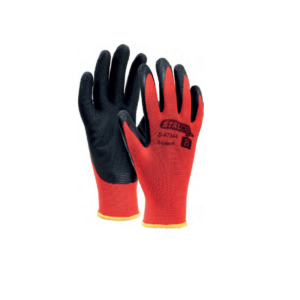Rękawice poliestrowe "S-LATEX R"   6"  czerwone     Stalco Premium