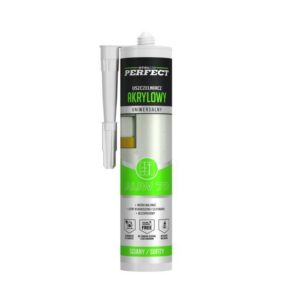 Uszczelniacz akrylowy uniwersalny 280ml biały Stalco Perfect