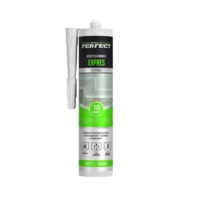 Uszczelniacz EXPRES szybki 280ml AES76 biały Stalco Perfect