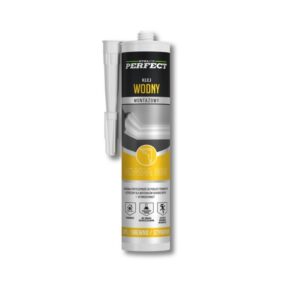 Klej wodny montażowy 280ml KWM36 biały stalco perfect