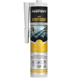 Klej HYBRYDOWY krystaliczny 290ml czarny STALCO PERFECT