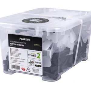 Zestaw system No2 klips/klin ( BOX 150/150szt.) STALCO PERFECT