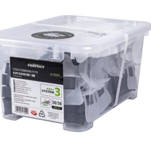 Zestaw system No3 klips/klin (BOX 50/50szt.) STALCO PERFECT