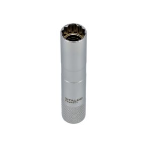 Nasadka do świec 12-kątna 3/8" 14mm CrV stalco perfect