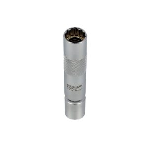 Nasadka do świec 12-kątna z przegubem 3/8" 14mm CrV stalco perfect