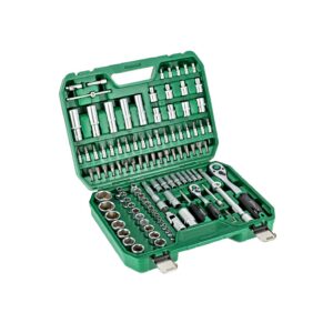 Zestaw nasadek 1/2"+1/4" 110el. stalco