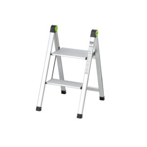 Drabina składana MINI SLIM 150kg 2-stopnie bez uchwytu stalco perfect
