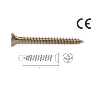 Wkręt hartowany do drewna i płyt wiórowych 3,0x12mm-3,5x50mm STALCO