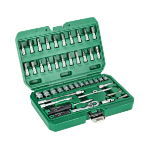 Zestaw kluczy nasadowych 1/4” 48 el. STALCO