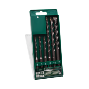 Wiertła S SDS do betonu zestaw 6el. 5-12mm SDS-plus STALCO